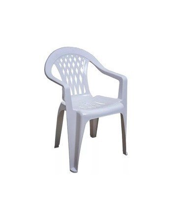 SILLON PVC JARDIN BLANCA