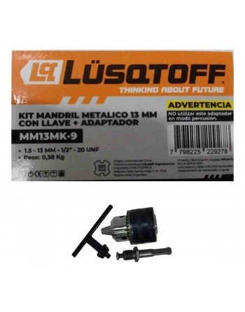 MANDRIL  13mm LUSQTOFF +...