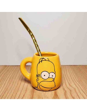 MATE CERAMICA LOS SIMPSON