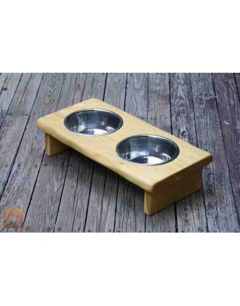 MADERA COMEDERO PERRO BAJO...