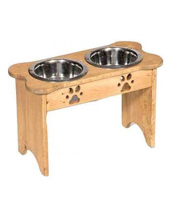 MADERA COMEDERO PERRO CON...