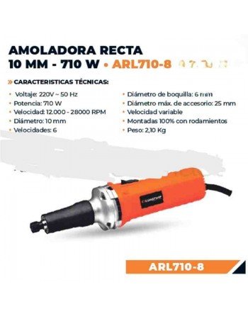 AMOLADORA RECTA LUSQTOFF 220W 