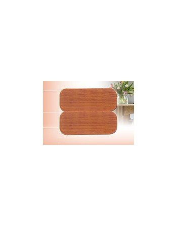 TOPETINAS RECTANGULAR MADERA
