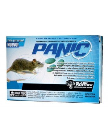 RATICIDA PANIC BLOQUE CARAMELO