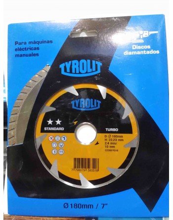 DISCO DIAMANTADO 7" TURBO...